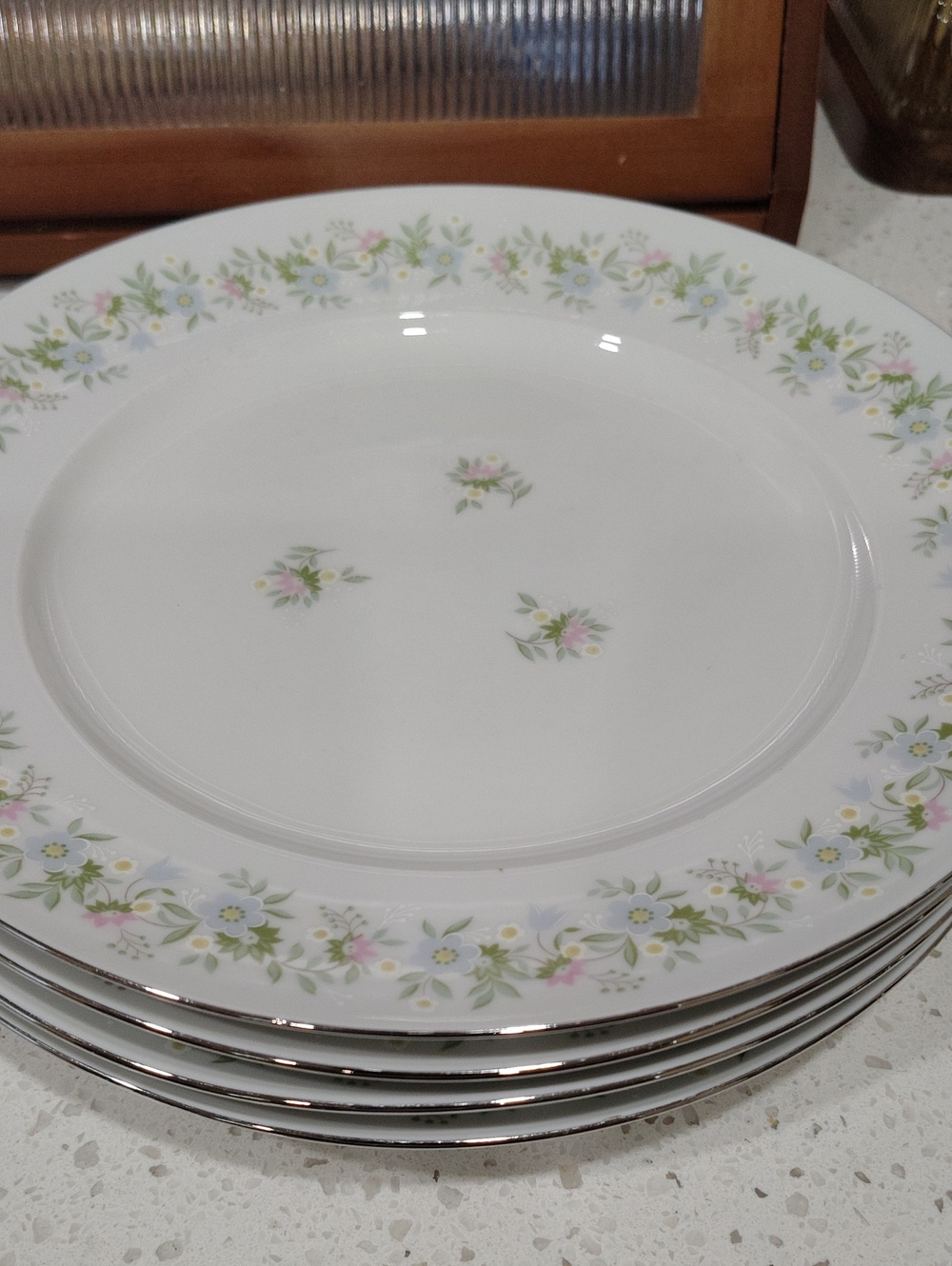 Johann Haviland Forever Spring Dinner Plates, 1982 Set Of 4